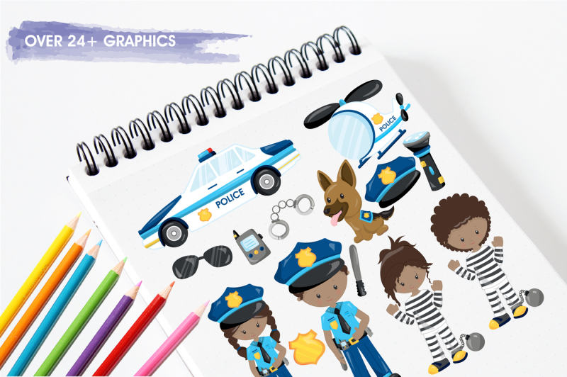 little-police-graphics-and-illustrations