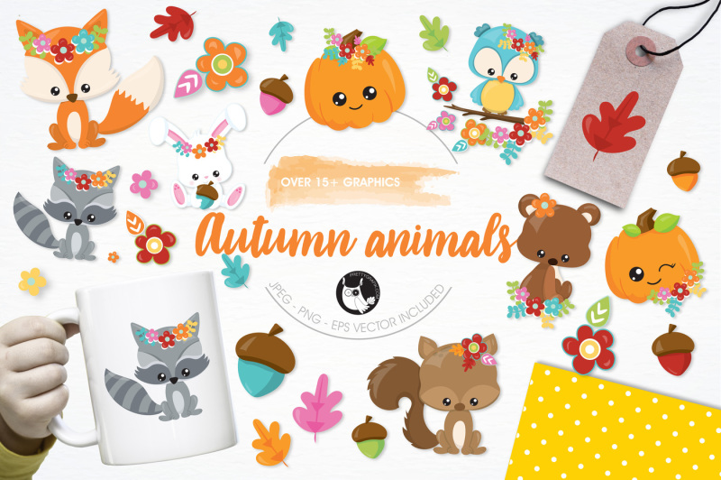 autumn-animals-graphics-and-illustrations