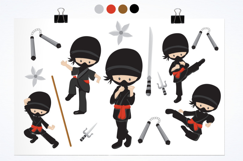 ninja-moves-graphics-and-illustrations
