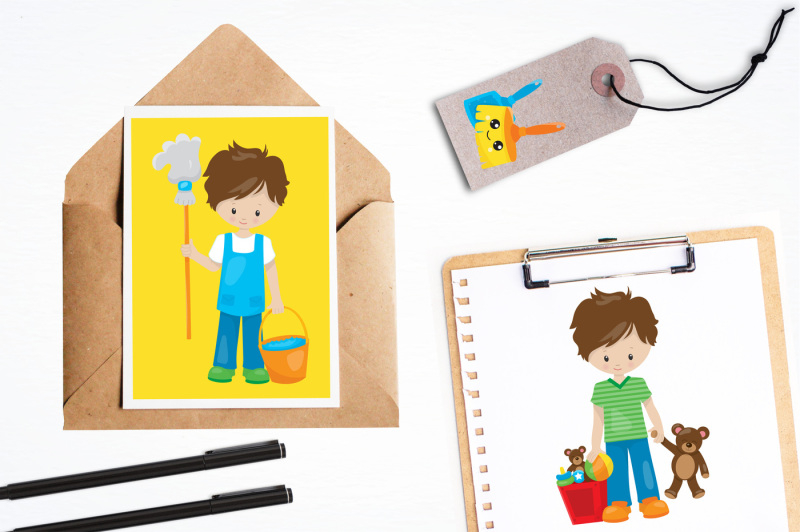 house-chores-graphics-and-illustrations