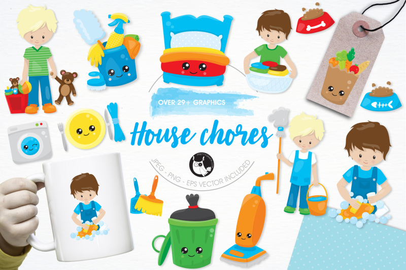 house-chores-graphics-and-illustrations