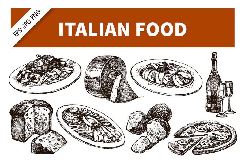hand-drawn-sketch-italian-food-vector-set
