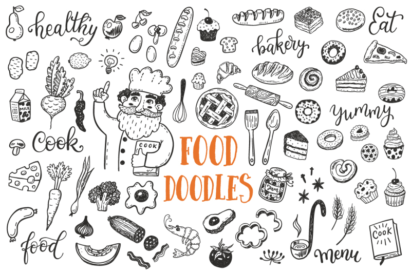 food-dooles-set-patterns