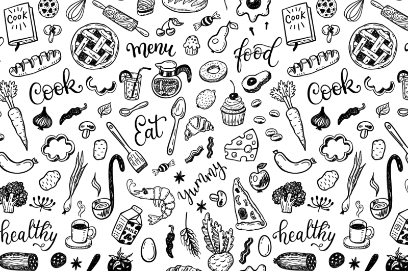 food-dooles-set-patterns