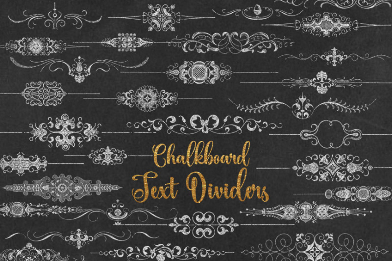 chalkboard-text-dividers