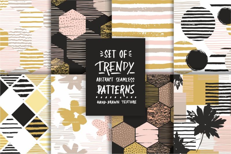set-of-abstract-seamless-patterns
