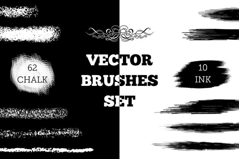 vector-chalk-and-ink-brushes