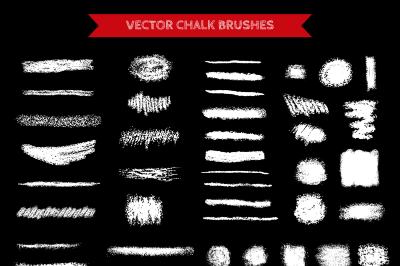 vector-chalk-and-ink-brushes
