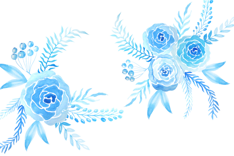 watercolor-blue-winter-blooms