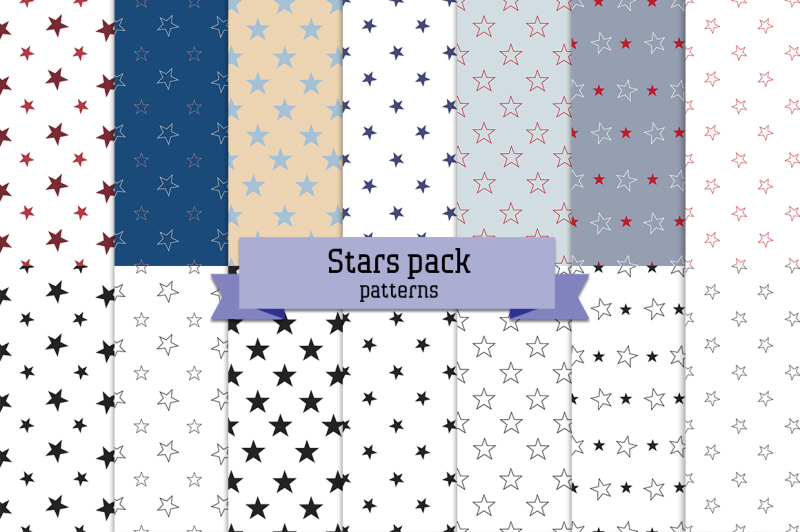 stars-pack-14-seamless-patterns