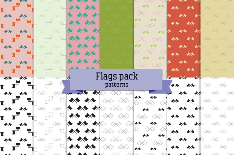 flags-pack-14-seamless-patterns