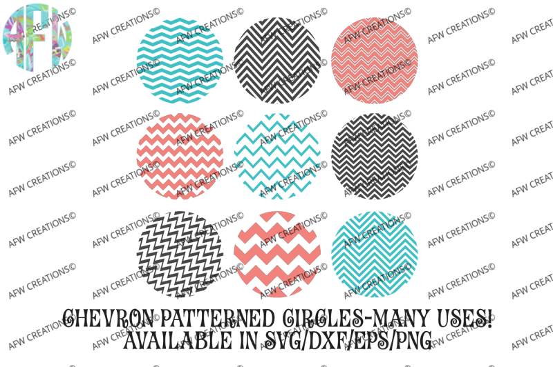 Download Chevron Pattern Circles without Border - SVG, DXF, EPS ...