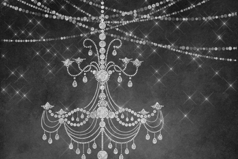 chalkboard-chandeliers-clipart