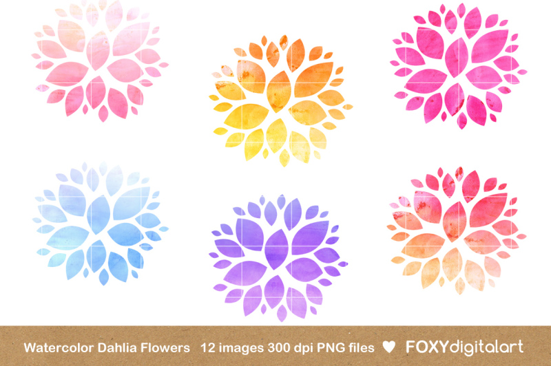 watercolor-flowers-clipart-dahlia