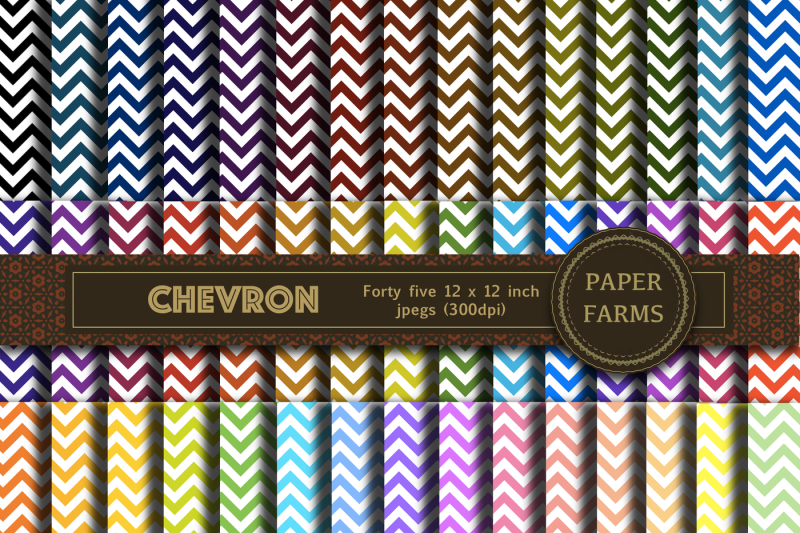 chevron-digital-paper-45-pack