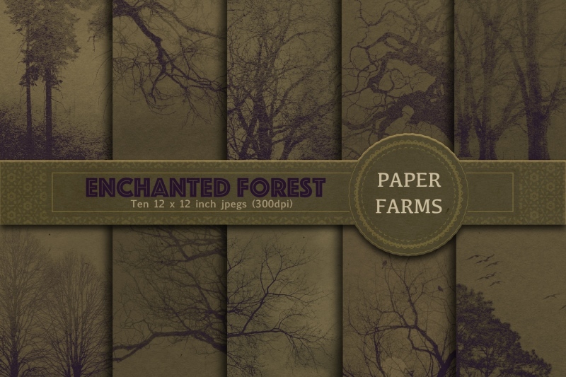 gothic-tree-digital-paper