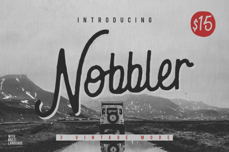 nobbler-typeface