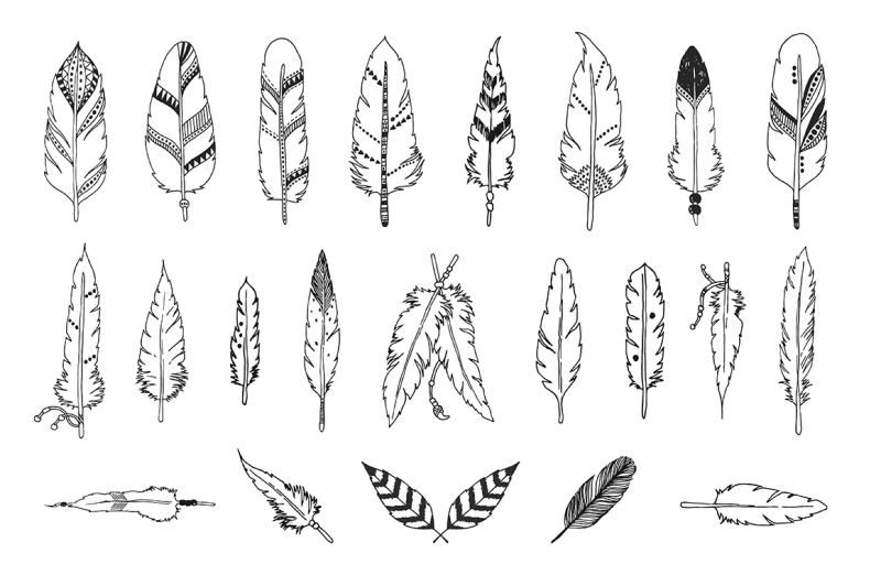 114-handsketched-tribal-elements