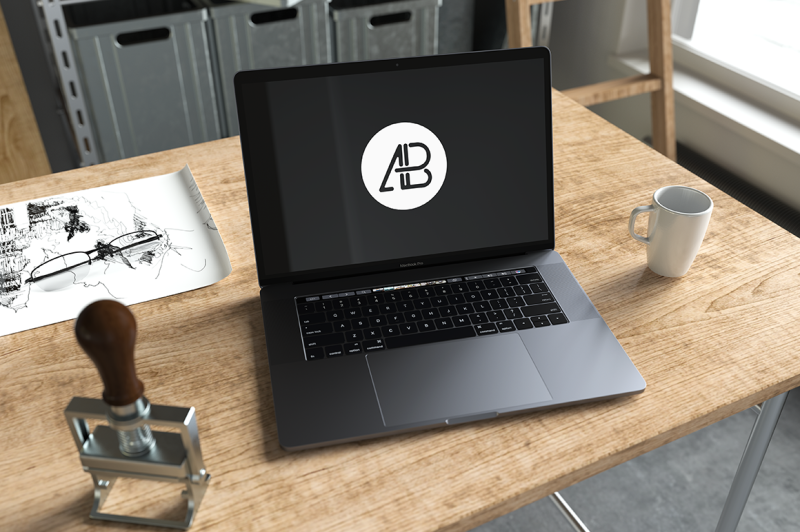 Free 2016 Macbook Pro Mockup (PSD Mockups)