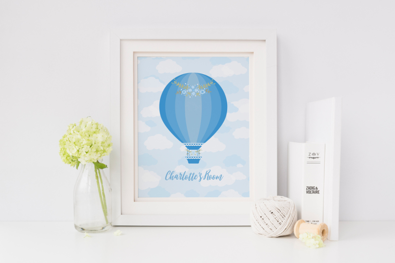 blue-hot-air-balloon-digital-papers-amp-clipart-for-planners-stickers-scrapbooking-card-making-etc