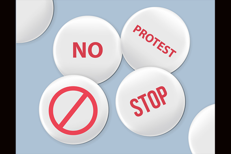 blank-white-badges-protest-signs-vector-realistic-illustration-realistic-mockup