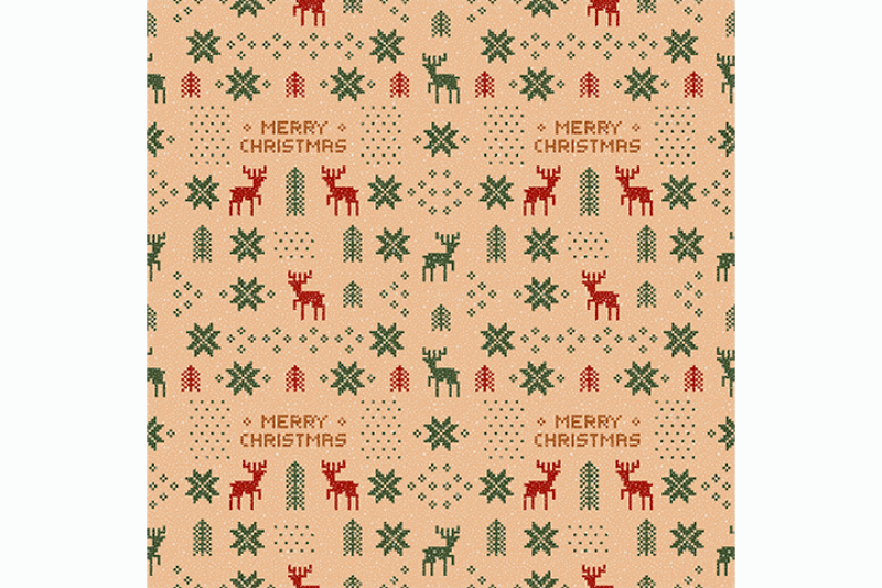 seamless-retro-christmas-patterns