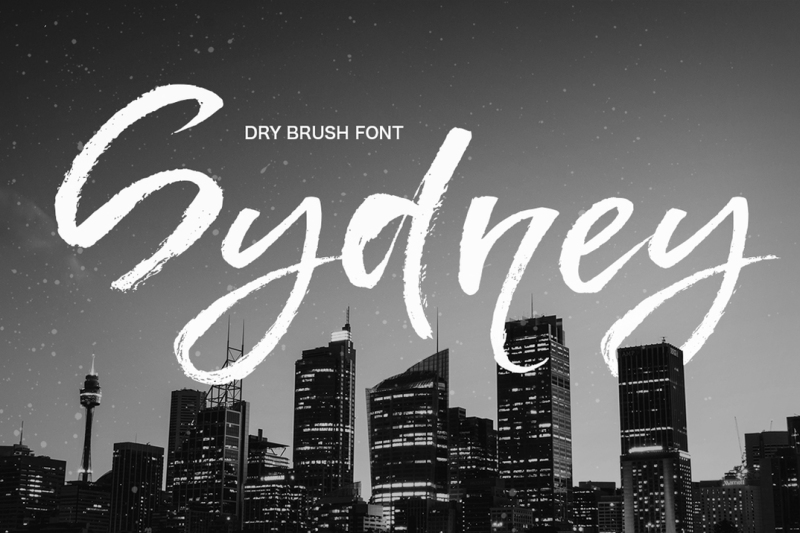sydney-brush-font