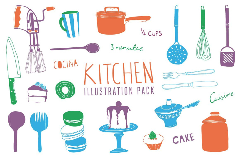 kitchen-illustration-pack