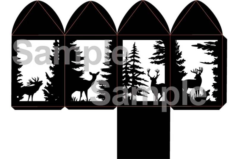 Forest Paper Lantern SVG By V-Studio | TheHungryJPEG.com