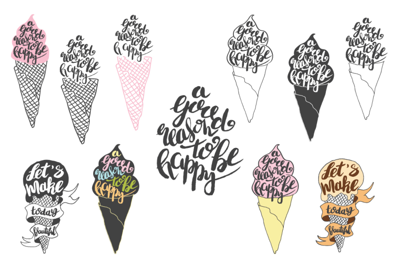 ice-cream-lettering-set