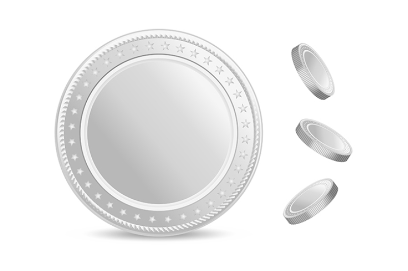 realistic-silver-coins-vector-set-blank-coin-with-shadow-front-view