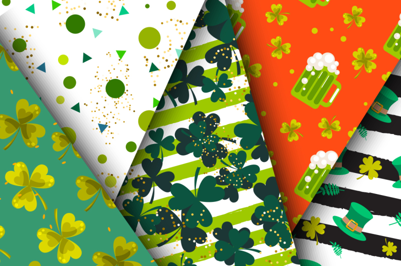 st-patrick-s-day-vector-patterns