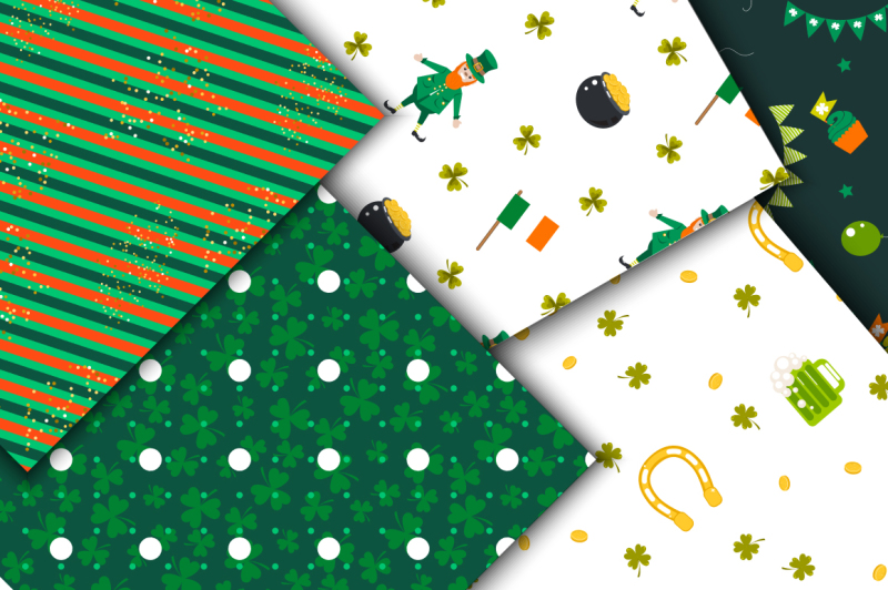 st-patrick-s-day-vector-patterns