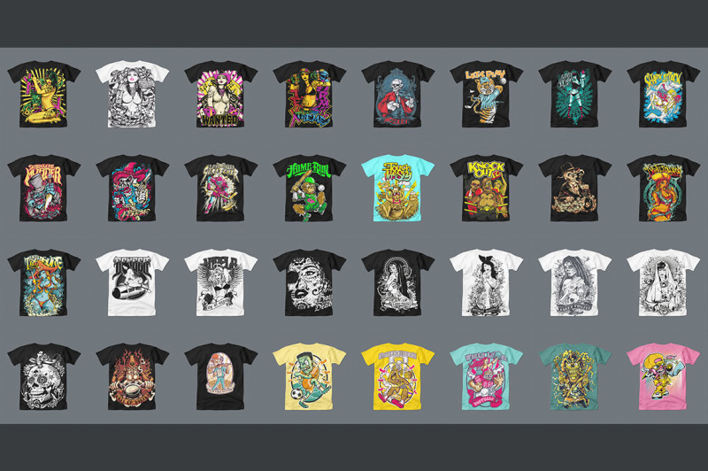 72-t-shirt-design-templates