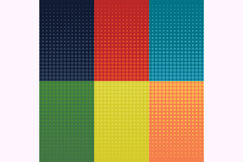 grunge-halftone-banners-vector-set-dot-backgrounds