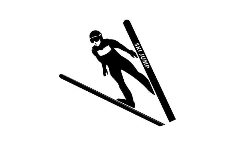 ski-sport-icon-template-jumping-skier-silhouette-winter-sports