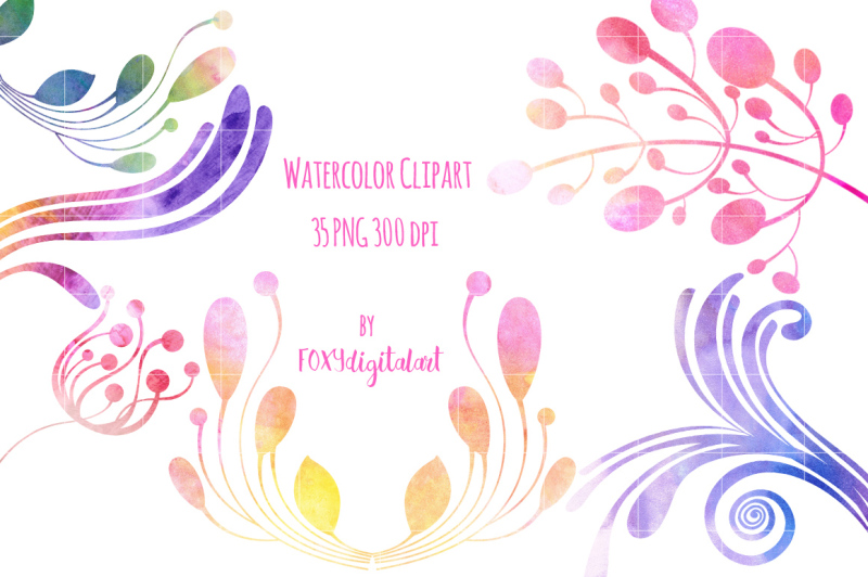 watercolor-florals-clipart