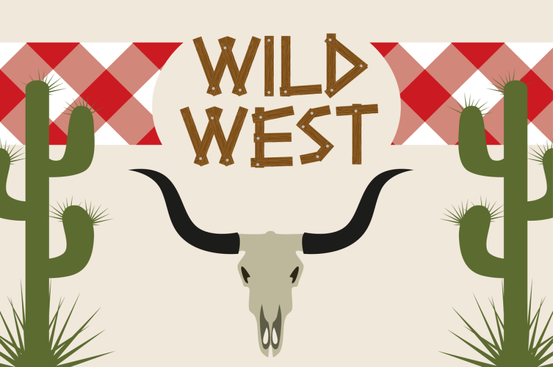 wild-west-elements-set