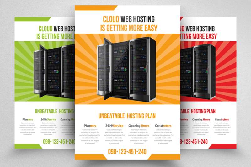 web-hosting-flyers