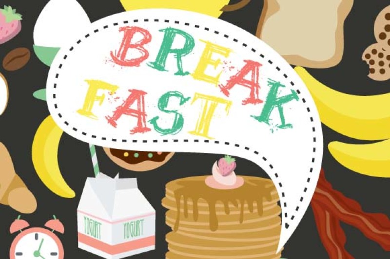 breakfast-food-icons-set