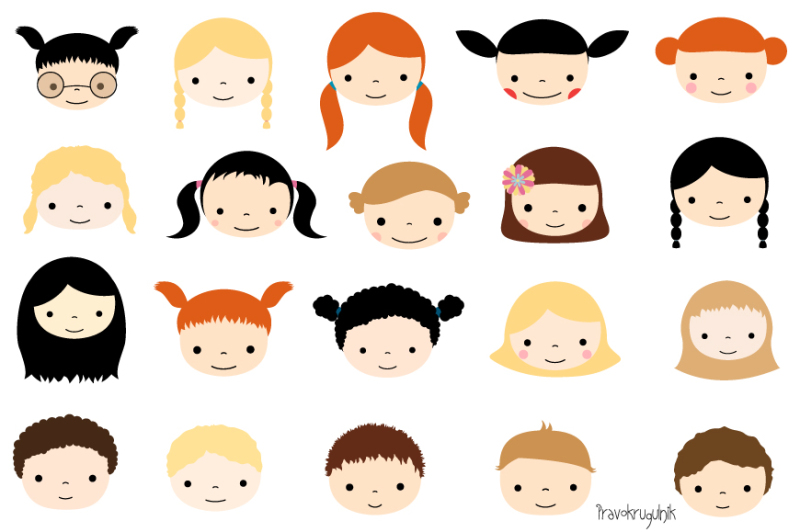 cute-kid-faces-clipart-set-kawaii-children-faces-clip-art-cute-kids-avatars