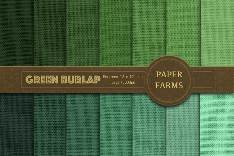 green-burlap-digital-paper