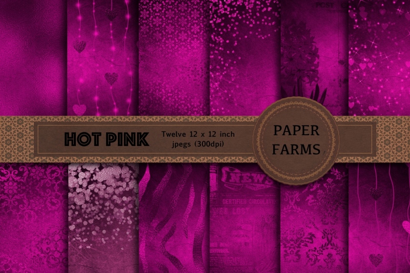 pink-vintage-glam-digital-paper