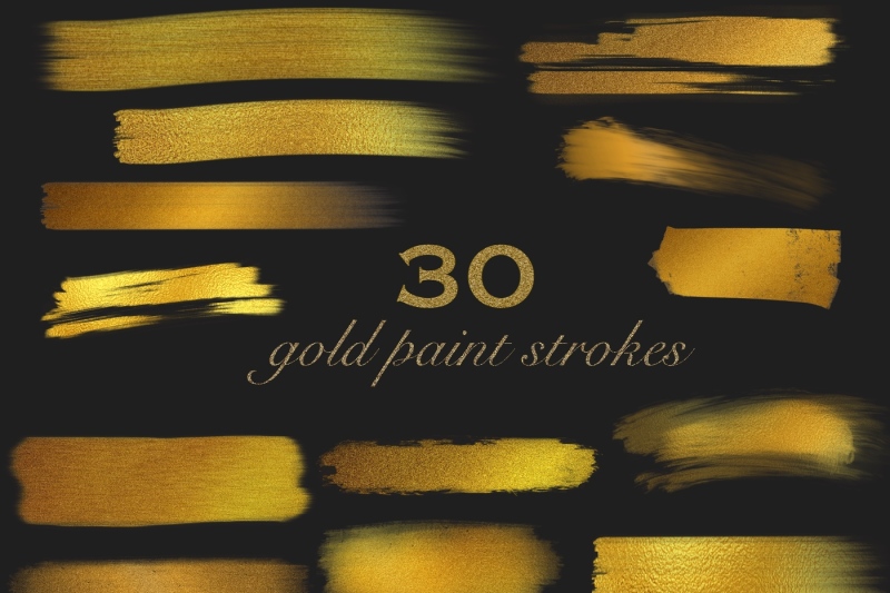 gold-paint-strokes-overlays