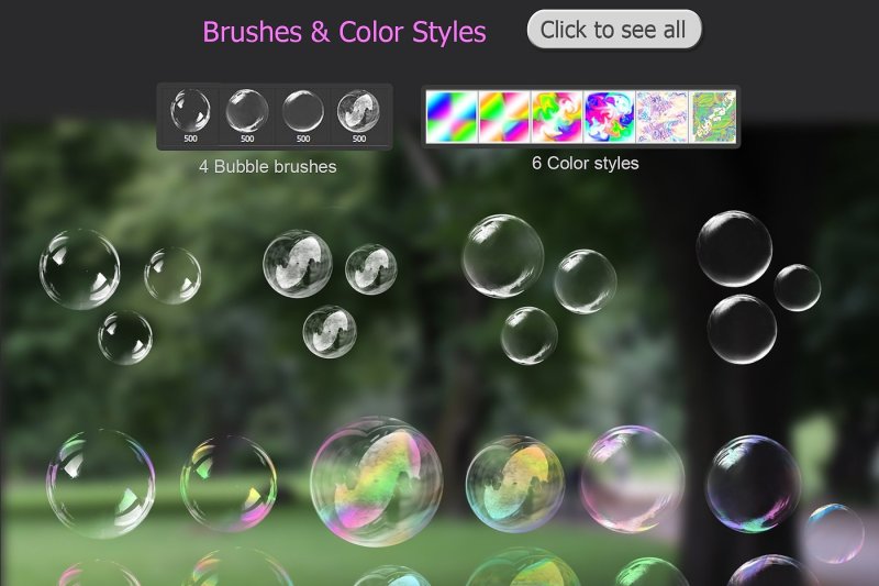 bubble-overlays-brushes-styles