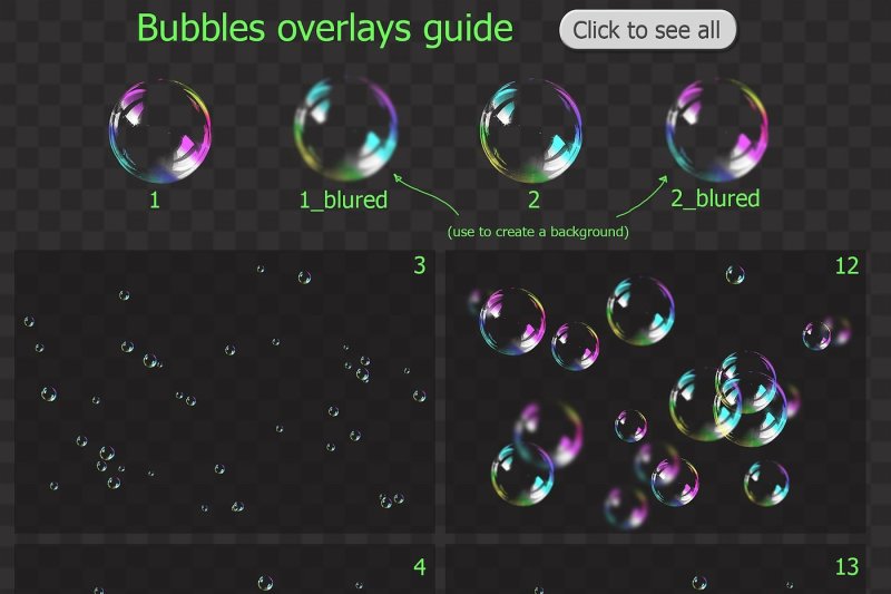 bubble-overlays-brushes-styles