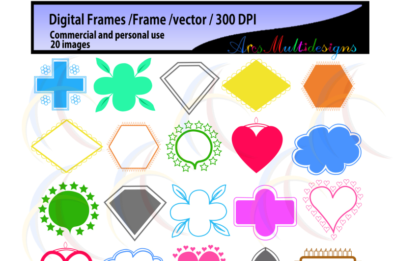label-frames-vector