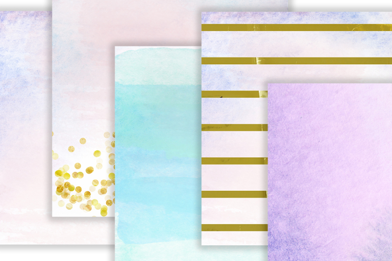 rainbow-ombre-digital-paper-mint-gold-paper-mint-gold-lilac-purple-scrapbooking-paper-glitter-digital-paper-ombre-paper-printable