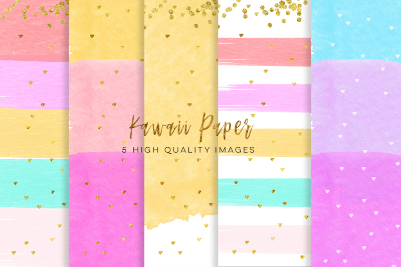 kawaii-watercolor-digital-paper-digital-paper-weekly-stickers-watercolor-paint-clipart-printable-planner-stickers-paper-paper-pack