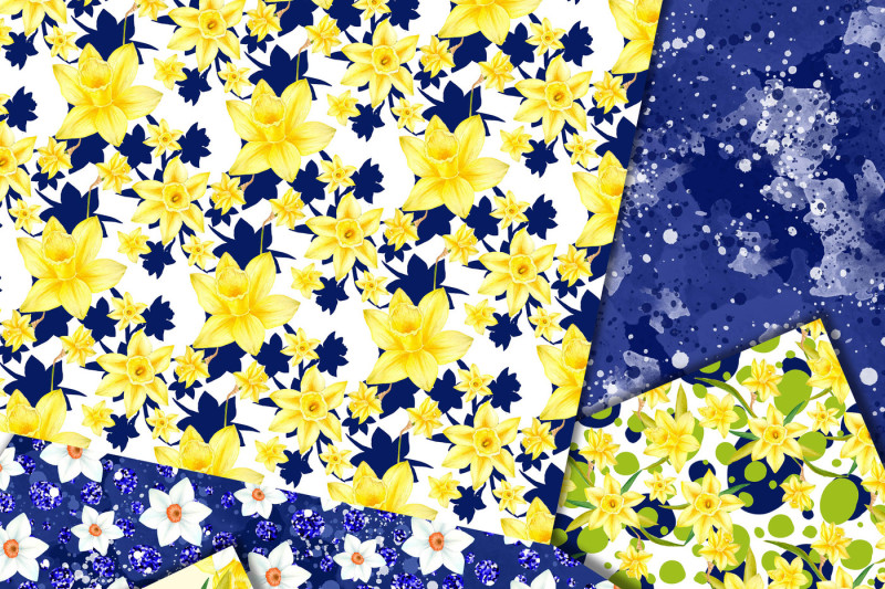 spring-daffodil-paper